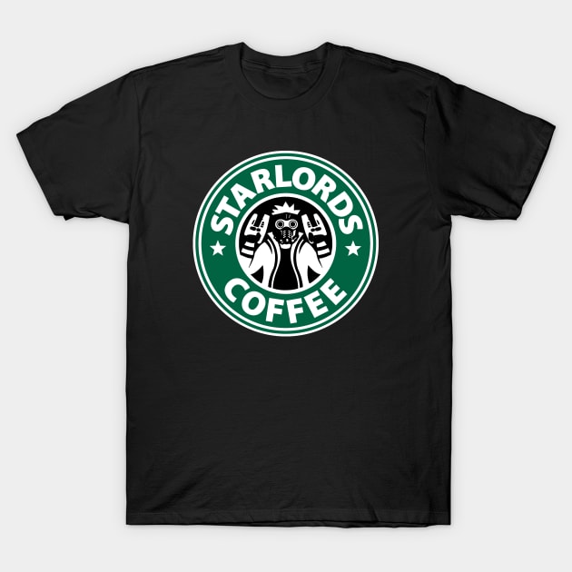 Starlord's Coffee T-Shirt by Walmazan